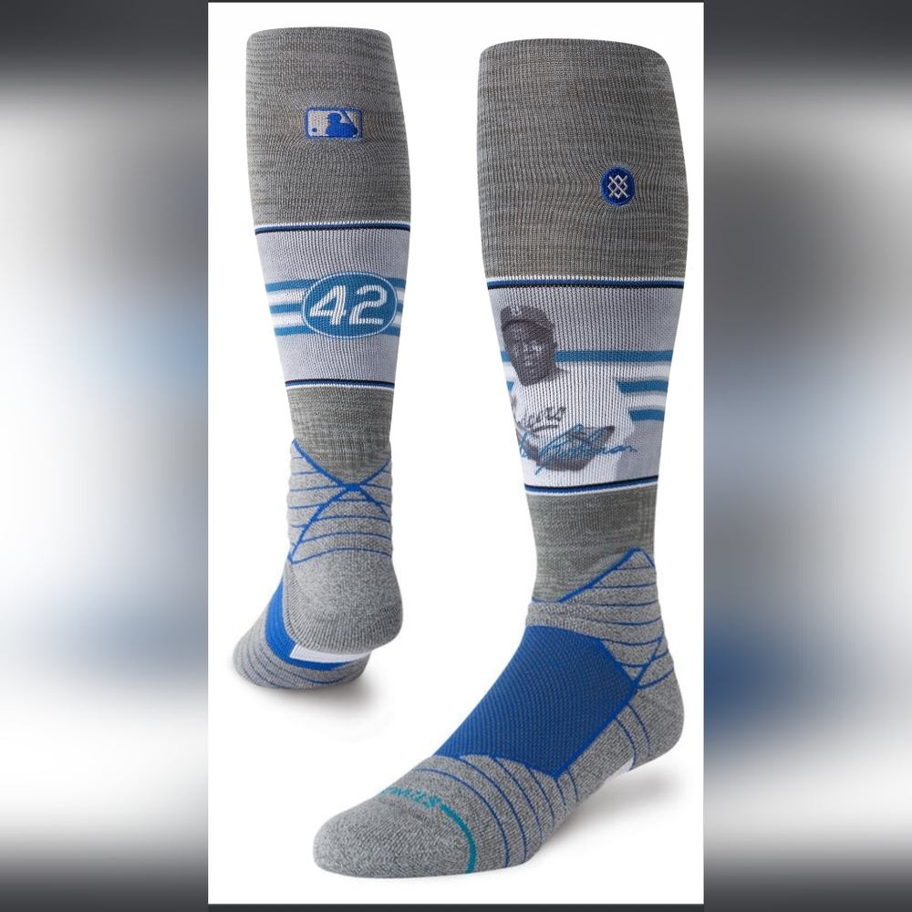 Stance Gray and Blue Men's Socks